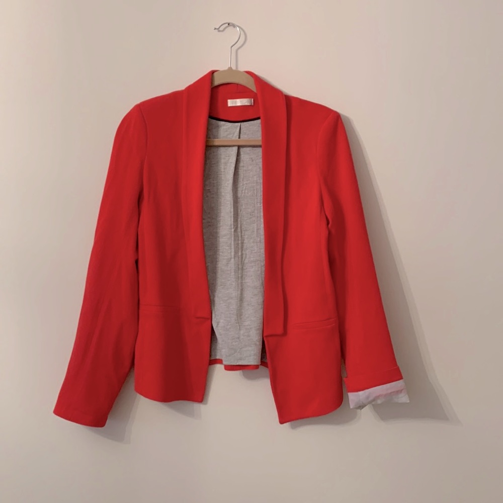 Red Blazer Casual 100 percent cotton - Size 6